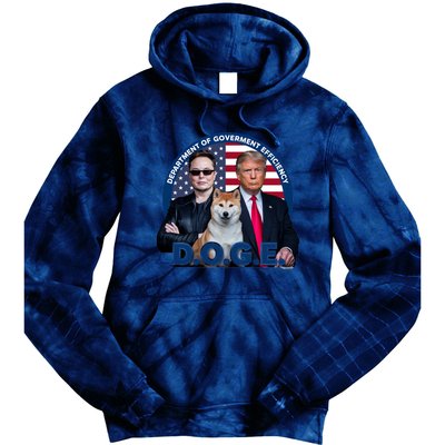 Doge Department Of Government Efficiency Tie Dye Hoodie