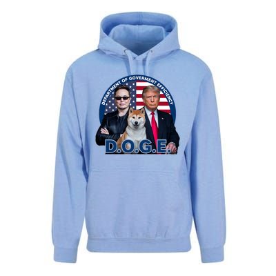 Doge Department Of Government Efficiency Unisex Surf Hoodie