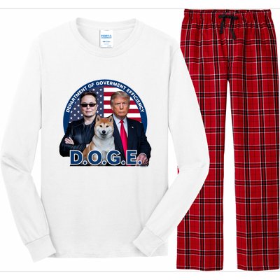 Doge Department Of Government Efficiency Long Sleeve Pajama Set