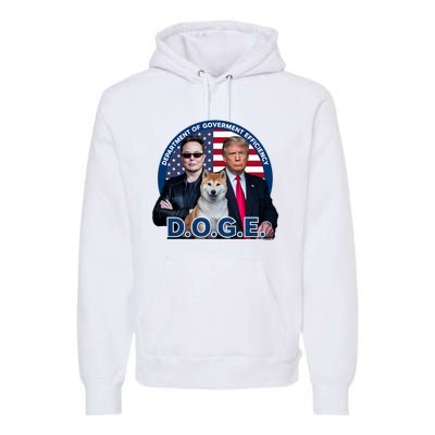 Doge Department Of Government Efficiency Premium Hoodie