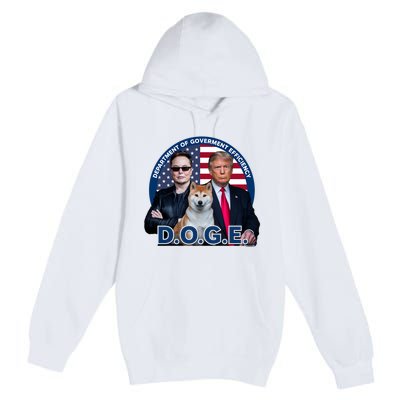 Doge Department Of Government Efficiency Premium Pullover Hoodie