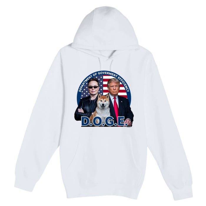 Doge Department Of Government Efficiency Premium Pullover Hoodie