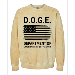 Doge Department Of Government Efficiency Colorblast Crewneck Sweatshirt