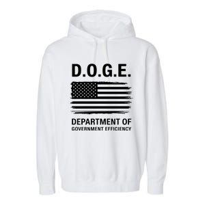 Doge Department Of Government Efficiency Garment-Dyed Fleece Hoodie