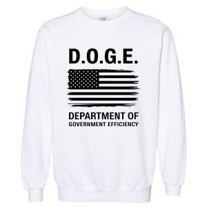 Doge Department Of Government Efficiency Garment-Dyed Sweatshirt