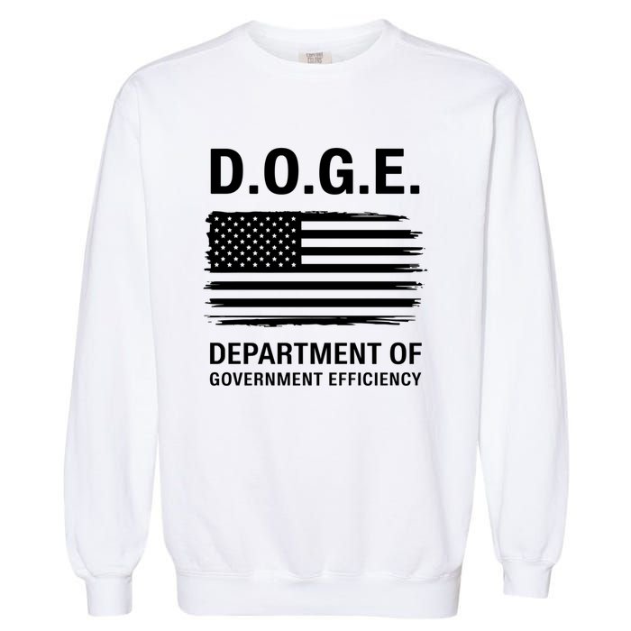 Doge Department Of Government Efficiency Garment-Dyed Sweatshirt