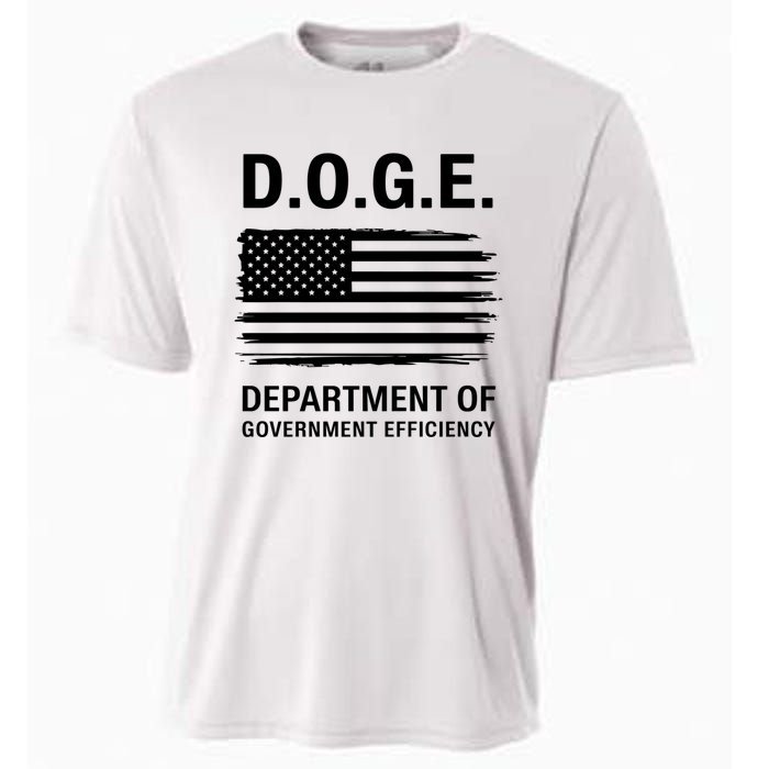 Doge Department Of Government Efficiency Cooling Performance Crew T-Shirt