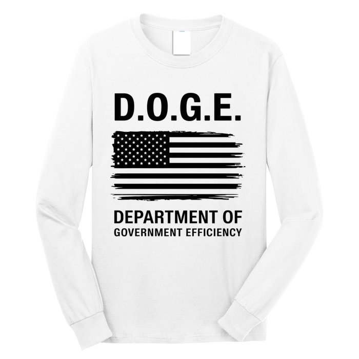 Doge Department Of Government Efficiency Long Sleeve Shirt