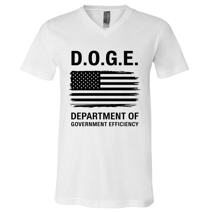 Doge Department Of Government Efficiency V-Neck T-Shirt