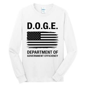 Doge Department Of Government Efficiency Tall Long Sleeve T-Shirt