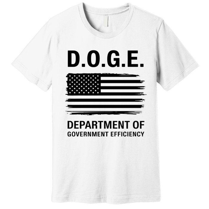 Doge Department Of Government Efficiency Premium T-Shirt