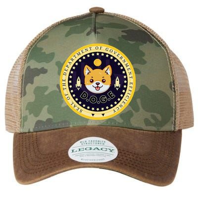 D.O.G.E Department Of Government Efficiency Crypto Cbdc Legacy Tie Dye Trucker Hat