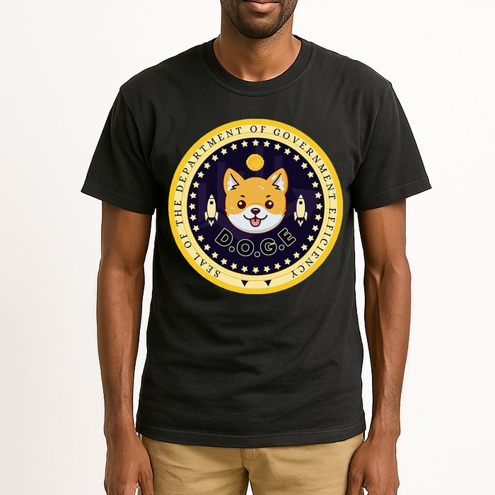 D.O.G.E Department Of Government Efficiency Crypto Cbdc Tall T-Shirt