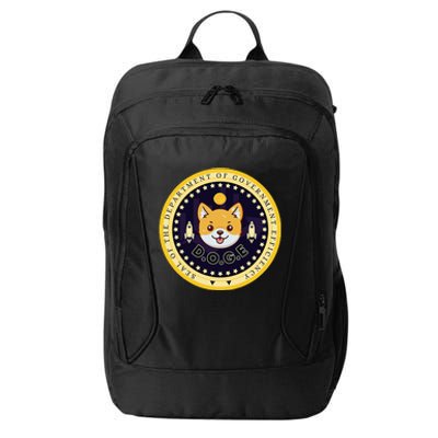 D.O.G.E Department Of Government Efficiency Crypto Cbdc City Backpack