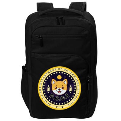 D.O.G.E Department Of Government Efficiency Crypto Cbdc Impact Tech Backpack