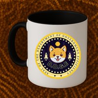 D.O.G.E Department Of Government Efficiency Crypto Cbdc Mug