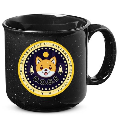 D.O.G.E Department Of Government Efficiency Crypto Cbdc 15oz Campfire Ceramic Mug