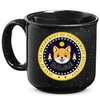 D.O.G.E Department Of Government Efficiency Crypto Cbdc 15oz Campfire Ceramic Mug