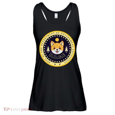 D.O.G.E Department Of Government Efficiency Crypto Cbdc Ladies Essential Flowy Tank