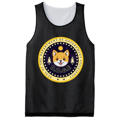D.O.G.E Department Of Government Efficiency Crypto Cbdc Mesh Reversible Basketball Jersey Tank