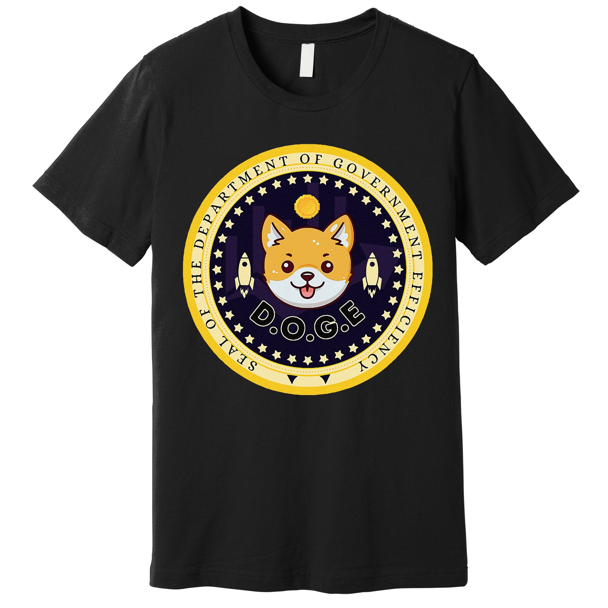 D.O.G.E Department Of Government Efficiency Crypto Cbdc Premium T-Shirt