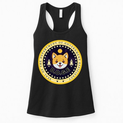 D.O.G.E Department Of Government Efficiency Crypto Cbdc Womens Tank Top
