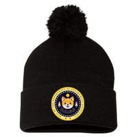 D.O.G.E Department Of Government Efficiency Crypto Cbdc Pom Pom 12in Knit Beanie
