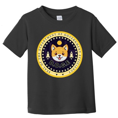 D.O.G.E Department Of Government Efficiency Crypto Cbdc Toddler T-Shirt