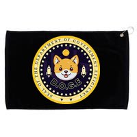 D.O.G.E Department Of Government Efficiency Crypto Cbdc Grommeted Golf Towel