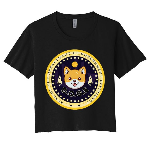 D.O.G.E Department Of Government Efficiency Crypto Cbdc Crop Top