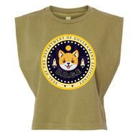 D.O.G.E Department Of Government Efficiency Crypto Cbdc Garment-Dyed Women's Muscle Tee