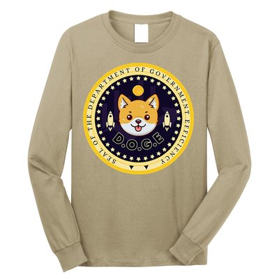 D.O.G.E Department Of Government Efficiency Crypto Cbdc Long Sleeve Shirt