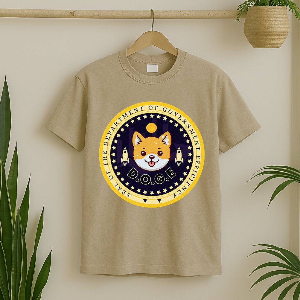 D.O.G.E Department Of Government Efficiency Crypto Cbdc T-Shirt