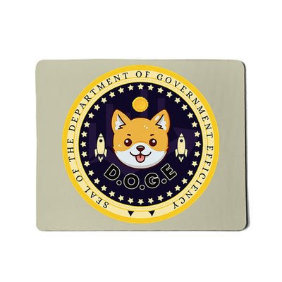 D.O.G.E Department Of Government Efficiency Crypto Cbdc Mousepad