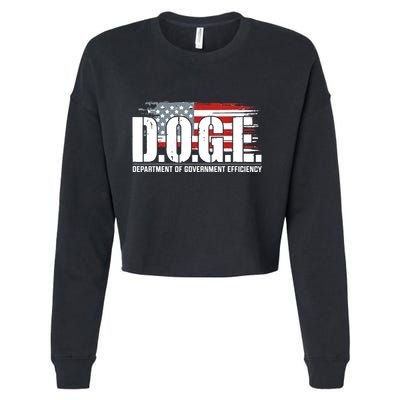 Doge Department Of Government Efficiency D.O.G.E Cropped Pullover Crew