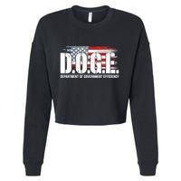 Doge Department Of Government Efficiency D.O.G.E Cropped Pullover Crew
