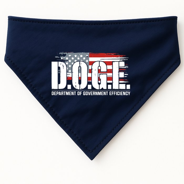 Doge Department Of Government Efficiency D.O.G.E USA-Made Doggie Bandana
