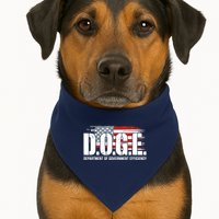 Doge Department Of Government Efficiency D.O.G.E USA-Made Doggie Bandana