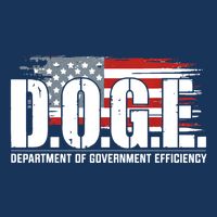 Doge Department Of Government Efficiency D.O.G.E USA-Made Doggie Bandana
