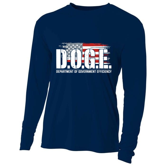 Doge Department Of Government Efficiency D.O.G.E Cooling Performance Long Sleeve Crew