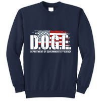Doge Department Of Government Efficiency D.O.G.E Tall Sweatshirt