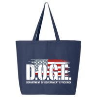 Doge Department Of Government Efficiency D.O.G.E 25L Jumbo Tote