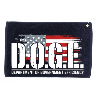 Doge Department Of Government Efficiency D.O.G.E Grommeted Golf Towel