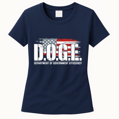 Doge Department Of Government Efficiency D.O.G.E Womens T-Shirt