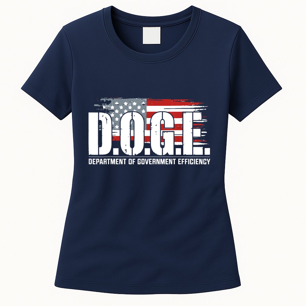 Doge Department Of Government Efficiency D.O.G.E Womens T-Shirt