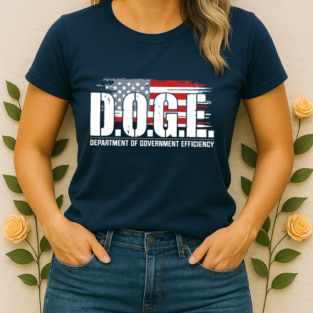 Doge Department Of Government Efficiency D.O.G.E Womens T-Shirt