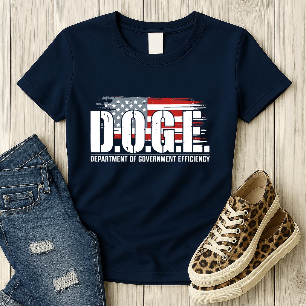 Doge Department Of Government Efficiency D.O.G.E Womens T-Shirt