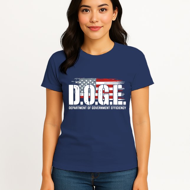 Doge Department Of Government Efficiency D.O.G.E Womens T-Shirt