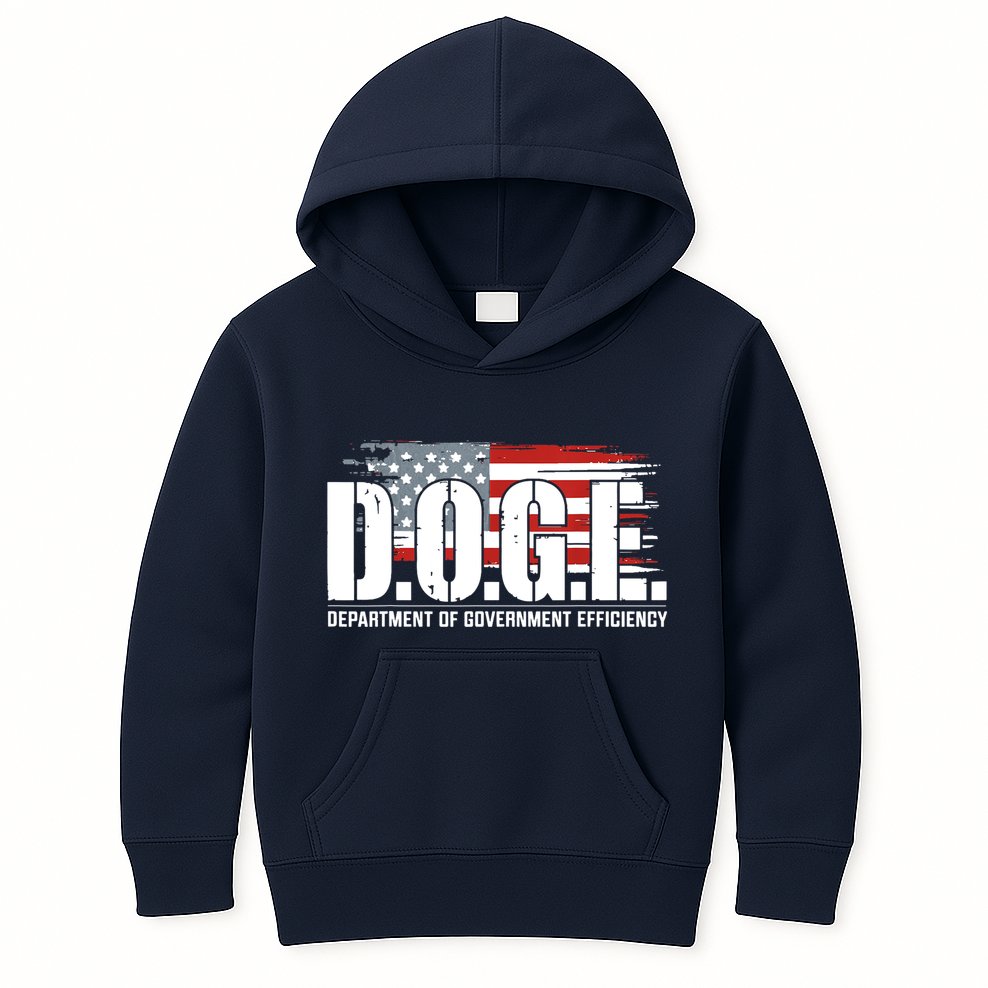 Doge Department Of Government Efficiency D.O.G.E Kids Hoodie