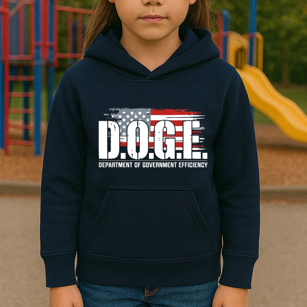 Doge Department Of Government Efficiency D.O.G.E Kids Hoodie